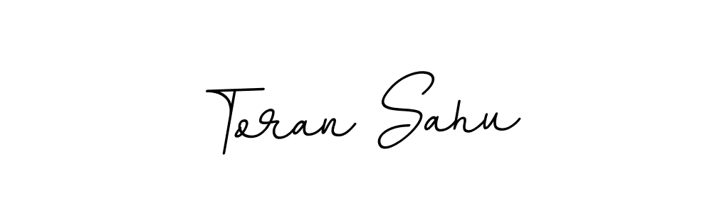 It looks lik you need a new signature style for name Toran Sahu. Design unique handwritten (BallpointsItalic-DORy9) signature with our free signature maker in just a few clicks. Toran Sahu signature style 11 images and pictures png
