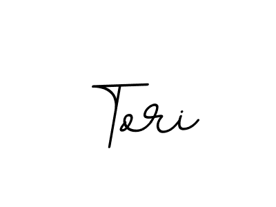 Design your own signature with our free online signature maker. With this signature software, you can create a handwritten (BallpointsItalic-DORy9) signature for name Tori. Tori signature style 11 images and pictures png