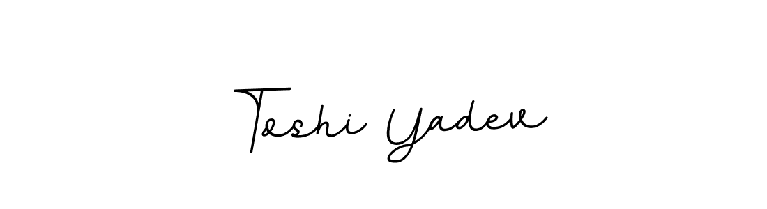 BallpointsItalic-DORy9 is a professional signature style that is perfect for those who want to add a touch of class to their signature. It is also a great choice for those who want to make their signature more unique. Get Toshi Yadev name to fancy signature for free. Toshi Yadev signature style 11 images and pictures png