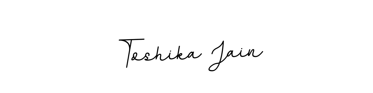 How to make Toshika Jain signature? BallpointsItalic-DORy9 is a professional autograph style. Create handwritten signature for Toshika Jain name. Toshika Jain signature style 11 images and pictures png