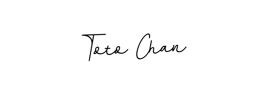 Make a beautiful signature design for name Toto Chan. With this signature (BallpointsItalic-DORy9) style, you can create a handwritten signature for free. Toto Chan signature style 11 images and pictures png