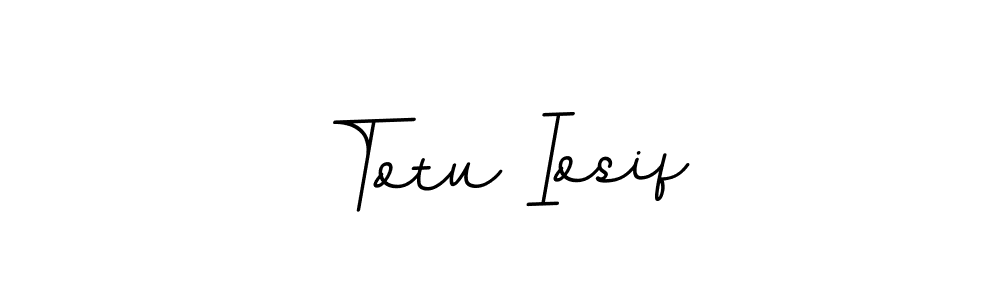 Create a beautiful signature design for name Totu Iosif. With this signature (BallpointsItalic-DORy9) fonts, you can make a handwritten signature for free. Totu Iosif signature style 11 images and pictures png