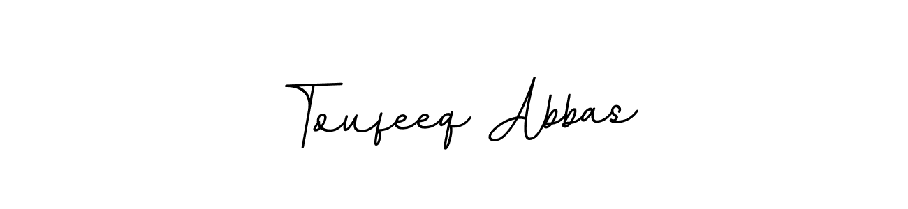 if you are searching for the best signature style for your name Toufeeq Abbas. so please give up your signature search. here we have designed multiple signature styles  using BallpointsItalic-DORy9. Toufeeq Abbas signature style 11 images and pictures png