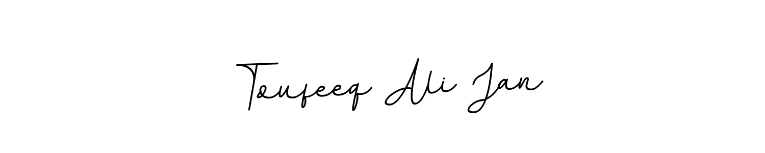 Toufeeq Ali Jan stylish signature style. Best Handwritten Sign (BallpointsItalic-DORy9) for my name. Handwritten Signature Collection Ideas for my name Toufeeq Ali Jan. Toufeeq Ali Jan signature style 11 images and pictures png