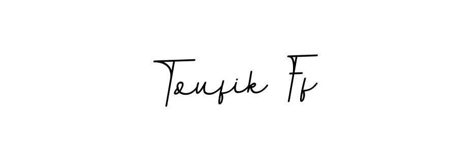 Similarly BallpointsItalic-DORy9 is the best handwritten signature design. Signature creator online .You can use it as an online autograph creator for name Toufik Ff. Toufik Ff signature style 11 images and pictures png
