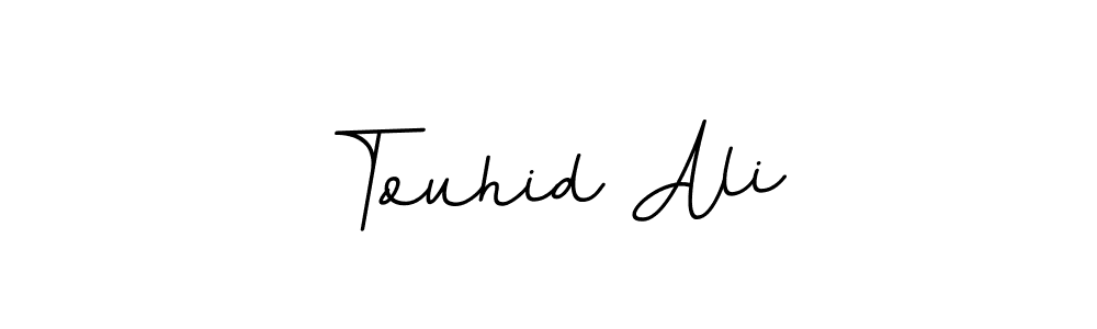 Make a beautiful signature design for name Touhid Ali. With this signature (BallpointsItalic-DORy9) style, you can create a handwritten signature for free. Touhid Ali signature style 11 images and pictures png