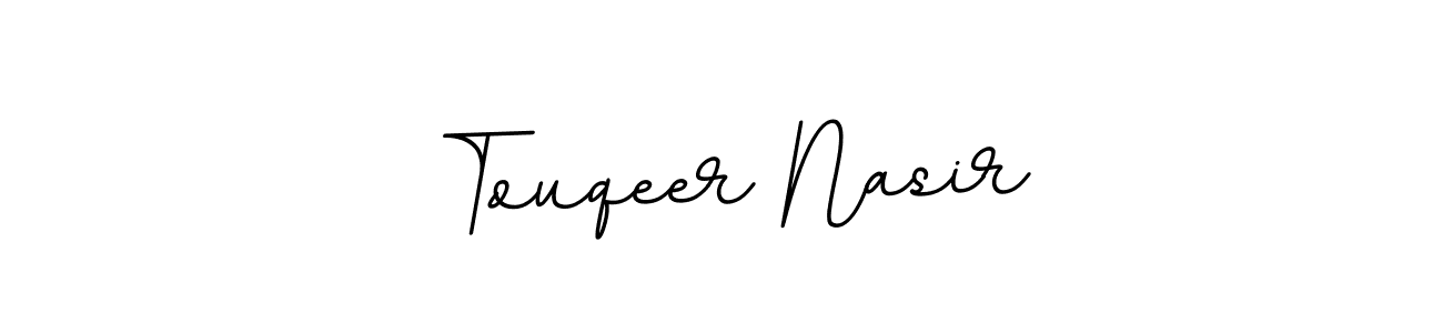 Also we have Touqeer Nasir name is the best signature style. Create professional handwritten signature collection using BallpointsItalic-DORy9 autograph style. Touqeer Nasir signature style 11 images and pictures png