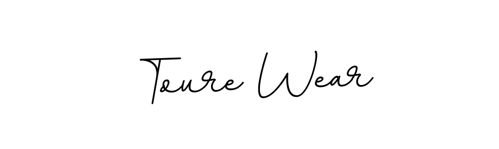 You should practise on your own different ways (BallpointsItalic-DORy9) to write your name (Toure Wear) in signature. don't let someone else do it for you. Toure Wear signature style 11 images and pictures png