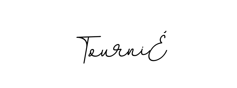 The best way (BallpointsItalic-DORy9) to make a short signature is to pick only two or three words in your name. The name TourniÉ include a total of six letters. For converting this name. TourniÉ signature style 11 images and pictures png