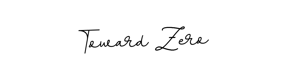 Design your own signature with our free online signature maker. With this signature software, you can create a handwritten (BallpointsItalic-DORy9) signature for name Toward Zero. Toward Zero signature style 11 images and pictures png