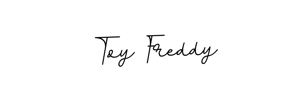 Design your own signature with our free online signature maker. With this signature software, you can create a handwritten (BallpointsItalic-DORy9) signature for name Toy Freddy. Toy Freddy signature style 11 images and pictures png
