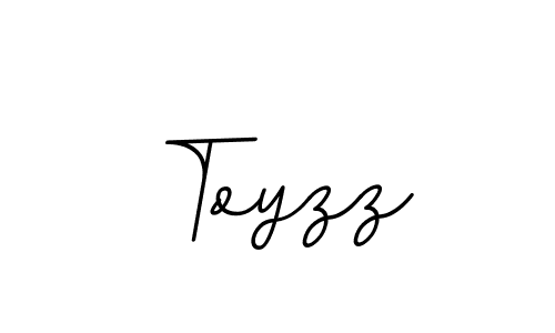 Use a signature maker to create a handwritten signature online. With this signature software, you can design (BallpointsItalic-DORy9) your own signature for name Toyzz. Toyzz signature style 11 images and pictures png