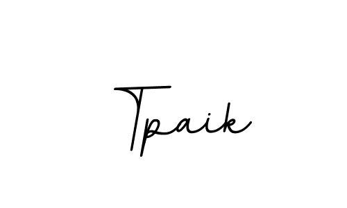 BallpointsItalic-DORy9 is a professional signature style that is perfect for those who want to add a touch of class to their signature. It is also a great choice for those who want to make their signature more unique. Get Tpaik name to fancy signature for free. Tpaik signature style 11 images and pictures png
