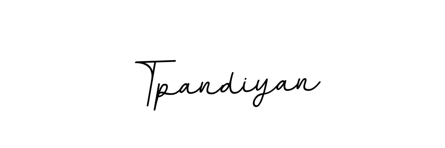 You should practise on your own different ways (BallpointsItalic-DORy9) to write your name (Tpandiyan) in signature. don't let someone else do it for you. Tpandiyan signature style 11 images and pictures png