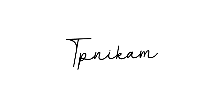 Also we have Tpnikam name is the best signature style. Create professional handwritten signature collection using BallpointsItalic-DORy9 autograph style. Tpnikam signature style 11 images and pictures png