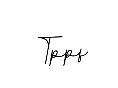 The best way (BallpointsItalic-DORy9) to make a short signature is to pick only two or three words in your name. The name Tppf include a total of six letters. For converting this name. Tppf signature style 11 images and pictures png