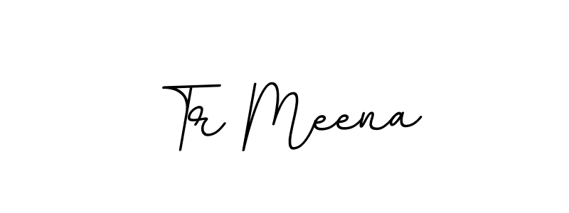 You should practise on your own different ways (BallpointsItalic-DORy9) to write your name (Tr Meena) in signature. don't let someone else do it for you. Tr Meena signature style 11 images and pictures png