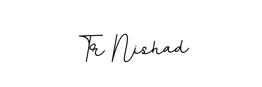 How to make Tr Nishad signature? BallpointsItalic-DORy9 is a professional autograph style. Create handwritten signature for Tr Nishad name. Tr Nishad signature style 11 images and pictures png