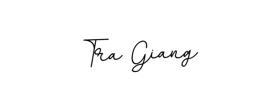 Create a beautiful signature design for name Tra Giang. With this signature (BallpointsItalic-DORy9) fonts, you can make a handwritten signature for free. Tra Giang signature style 11 images and pictures png