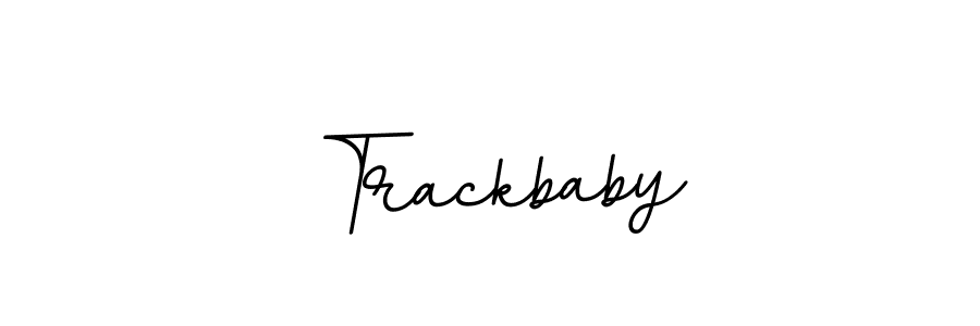 You should practise on your own different ways (BallpointsItalic-DORy9) to write your name (Trackbaby) in signature. don't let someone else do it for you. Trackbaby signature style 11 images and pictures png