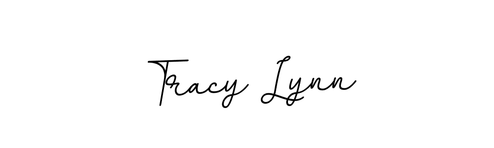 How to make Tracy Lynn name signature. Use BallpointsItalic-DORy9 style for creating short signs online. This is the latest handwritten sign. Tracy Lynn signature style 11 images and pictures png