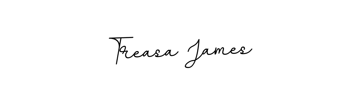 Similarly BallpointsItalic-DORy9 is the best handwritten signature design. Signature creator online .You can use it as an online autograph creator for name Treasa James. Treasa James signature style 11 images and pictures png