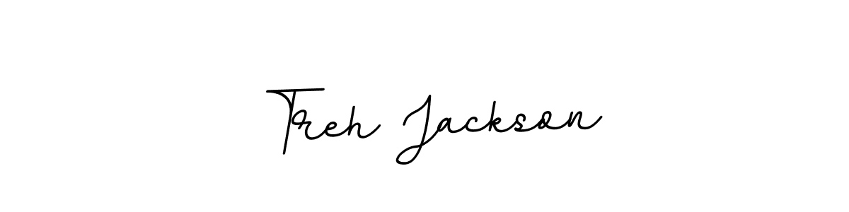 Use a signature maker to create a handwritten signature online. With this signature software, you can design (BallpointsItalic-DORy9) your own signature for name Treh Jackson. Treh Jackson signature style 11 images and pictures png