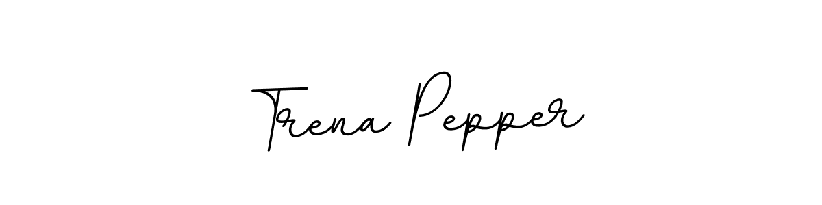 Create a beautiful signature design for name Trena Pepper. With this signature (BallpointsItalic-DORy9) fonts, you can make a handwritten signature for free. Trena Pepper signature style 11 images and pictures png