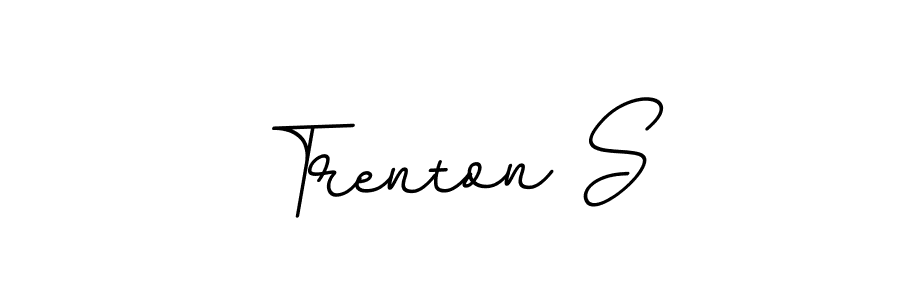 Similarly BallpointsItalic-DORy9 is the best handwritten signature design. Signature creator online .You can use it as an online autograph creator for name Trenton S. Trenton S signature style 11 images and pictures png