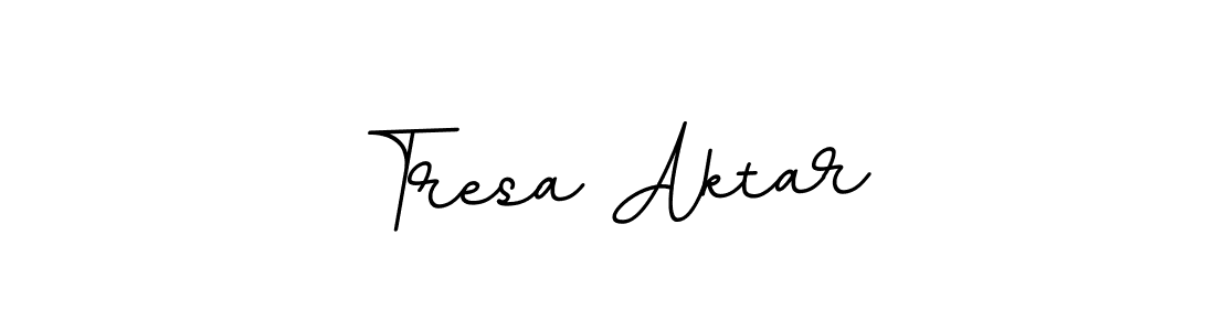 Tresa Aktar stylish signature style. Best Handwritten Sign (BallpointsItalic-DORy9) for my name. Handwritten Signature Collection Ideas for my name Tresa Aktar. Tresa Aktar signature style 11 images and pictures png