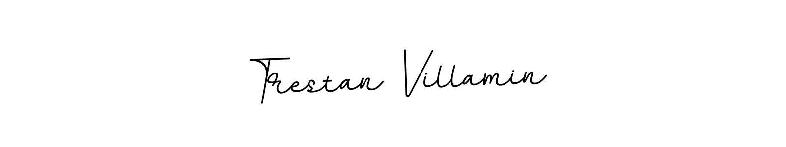 Use a signature maker to create a handwritten signature online. With this signature software, you can design (BallpointsItalic-DORy9) your own signature for name Trestan Villamin. Trestan Villamin signature style 11 images and pictures png