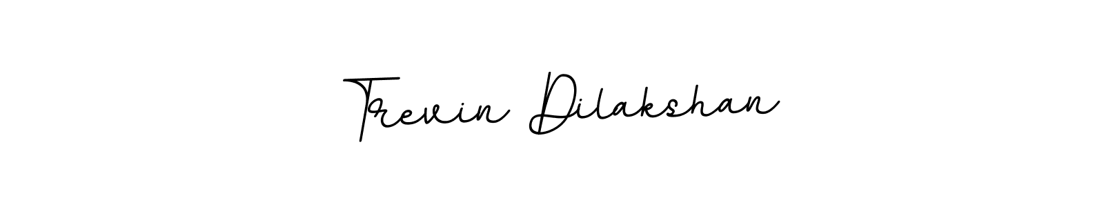 Make a beautiful signature design for name Trevin Dilakshan. With this signature (BallpointsItalic-DORy9) style, you can create a handwritten signature for free. Trevin Dilakshan signature style 11 images and pictures png
