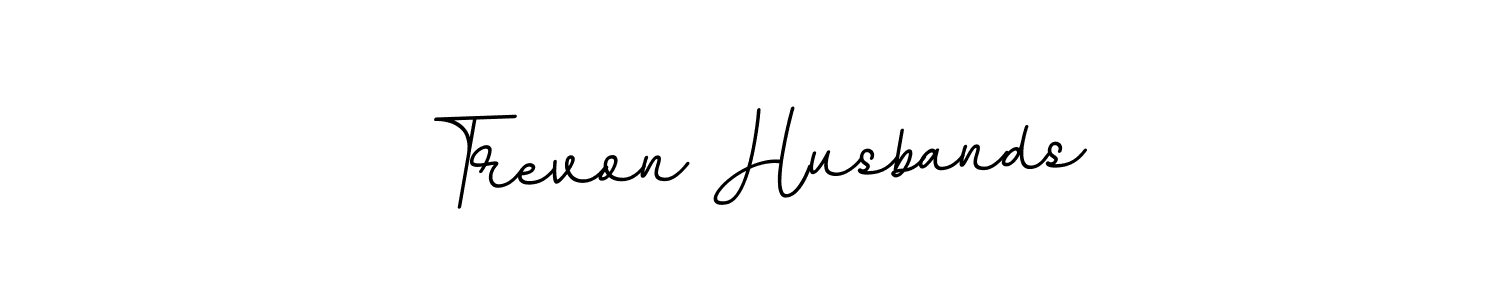 Make a beautiful signature design for name Trevon Husbands. Use this online signature maker to create a handwritten signature for free. Trevon Husbands signature style 11 images and pictures png