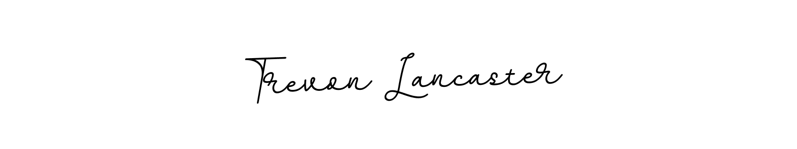 The best way (BallpointsItalic-DORy9) to make a short signature is to pick only two or three words in your name. The name Trevon Lancaster include a total of six letters. For converting this name. Trevon Lancaster signature style 11 images and pictures png