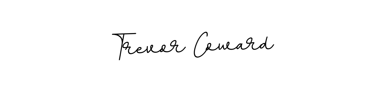 Use a signature maker to create a handwritten signature online. With this signature software, you can design (BallpointsItalic-DORy9) your own signature for name Trevor Coward. Trevor Coward signature style 11 images and pictures png