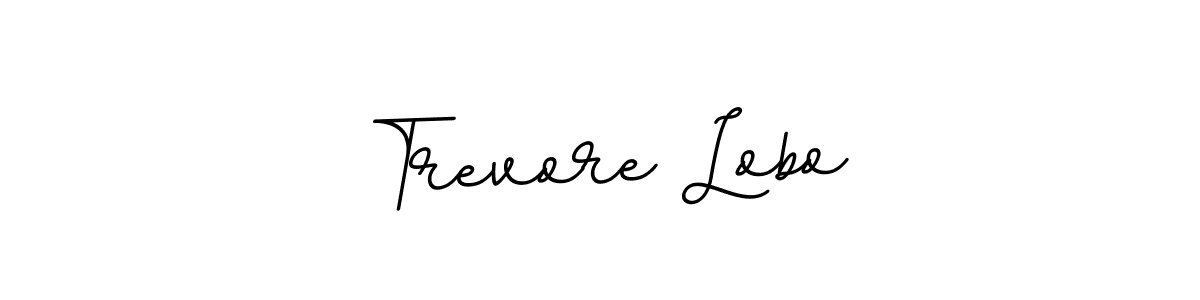 Create a beautiful signature design for name Trevore Lobo. With this signature (BallpointsItalic-DORy9) fonts, you can make a handwritten signature for free. Trevore Lobo signature style 11 images and pictures png