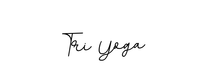 You should practise on your own different ways (BallpointsItalic-DORy9) to write your name (Tri Yoga) in signature. don't let someone else do it for you. Tri Yoga signature style 11 images and pictures png