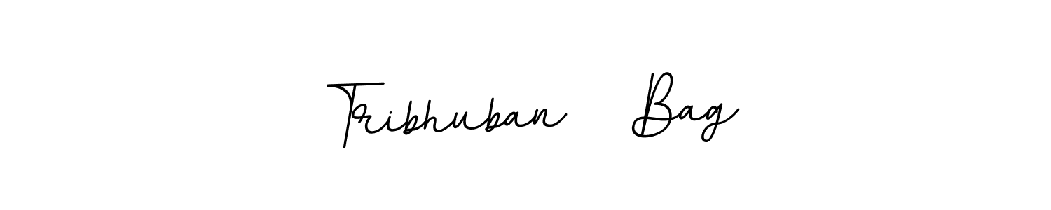 Make a beautiful signature design for name Tribhuban   Bag. Use this online signature maker to create a handwritten signature for free. Tribhuban   Bag signature style 11 images and pictures png