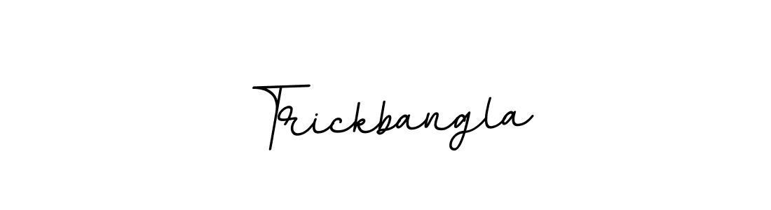 Also we have Trickbangla name is the best signature style. Create professional handwritten signature collection using BallpointsItalic-DORy9 autograph style. Trickbangla signature style 11 images and pictures png