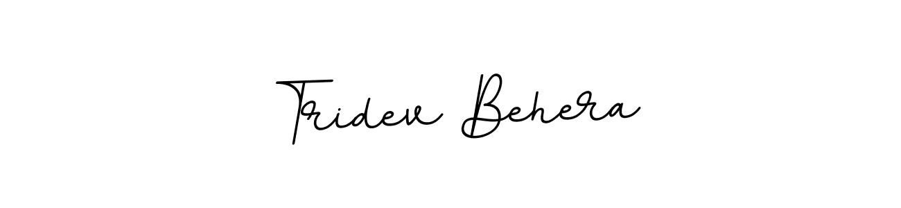 Create a beautiful signature design for name Tridev Behera. With this signature (BallpointsItalic-DORy9) fonts, you can make a handwritten signature for free. Tridev Behera signature style 11 images and pictures png