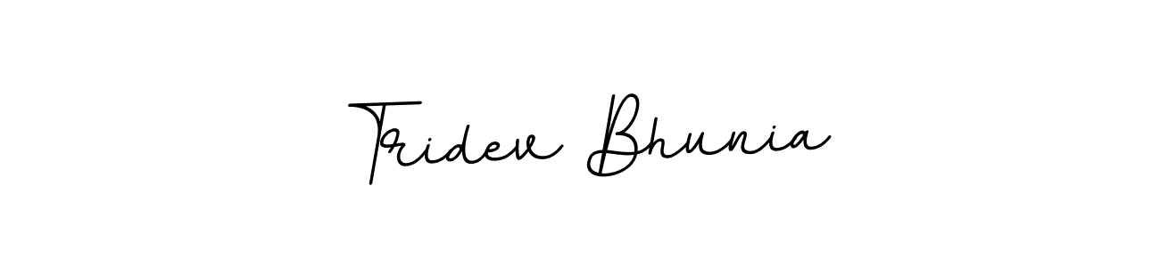 Make a beautiful signature design for name Tridev Bhunia. Use this online signature maker to create a handwritten signature for free. Tridev Bhunia signature style 11 images and pictures png