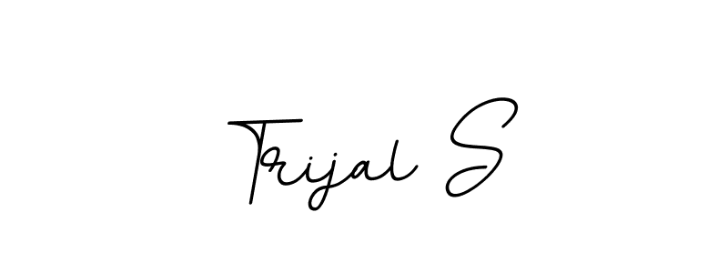 Here are the top 10 professional signature styles for the name Trijal S. These are the best autograph styles you can use for your name. Trijal S signature style 11 images and pictures png