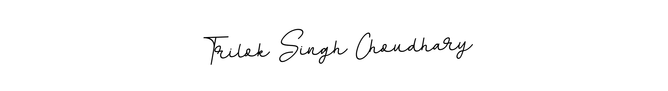 Design your own signature with our free online signature maker. With this signature software, you can create a handwritten (BallpointsItalic-DORy9) signature for name Trilok Singh Choudhary. Trilok Singh Choudhary signature style 11 images and pictures png