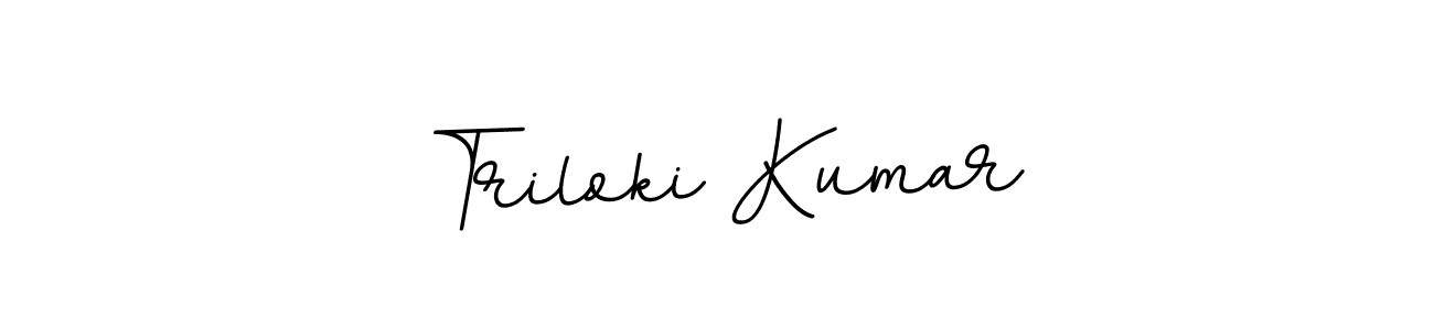 Make a beautiful signature design for name Triloki Kumar. Use this online signature maker to create a handwritten signature for free. Triloki Kumar signature style 11 images and pictures png