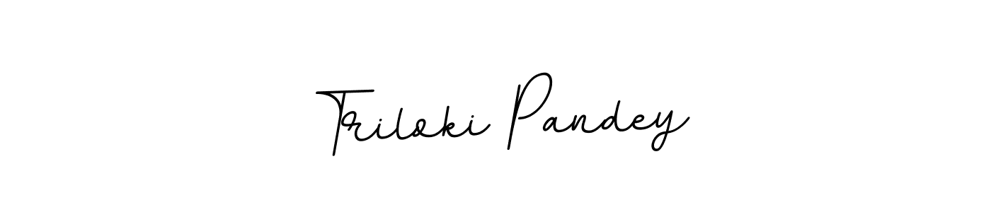 Make a beautiful signature design for name Triloki Pandey. Use this online signature maker to create a handwritten signature for free. Triloki Pandey signature style 11 images and pictures png