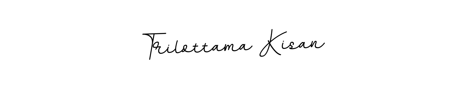 The best way (BallpointsItalic-DORy9) to make a short signature is to pick only two or three words in your name. The name Trilottama Kisan include a total of six letters. For converting this name. Trilottama Kisan signature style 11 images and pictures png