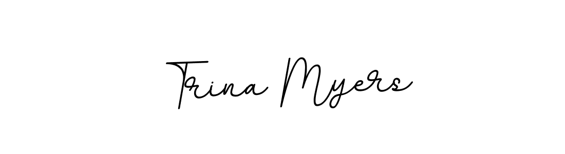 Trina Myers stylish signature style. Best Handwritten Sign (BallpointsItalic-DORy9) for my name. Handwritten Signature Collection Ideas for my name Trina Myers. Trina Myers signature style 11 images and pictures png