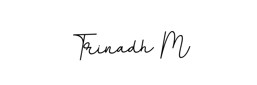 Also You can easily find your signature by using the search form. We will create Trinadh M name handwritten signature images for you free of cost using BallpointsItalic-DORy9 sign style. Trinadh M signature style 11 images and pictures png