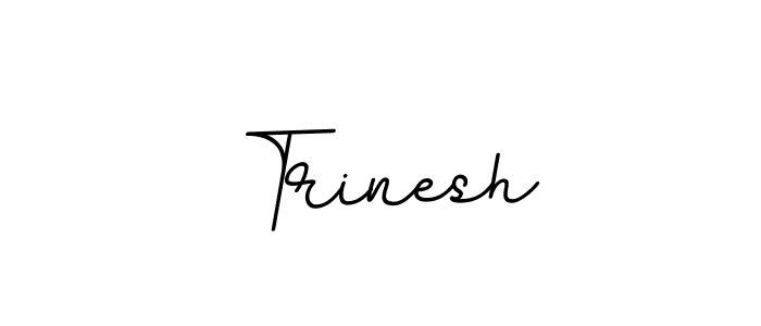 Design your own signature with our free online signature maker. With this signature software, you can create a handwritten (BallpointsItalic-DORy9) signature for name Trinesh. Trinesh signature style 11 images and pictures png