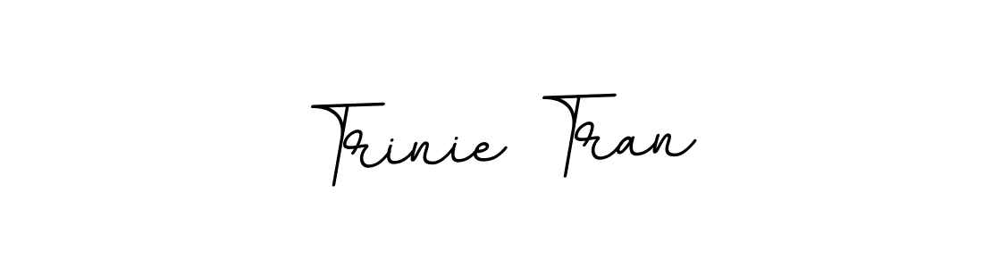 Make a beautiful signature design for name Trinie Tran. With this signature (BallpointsItalic-DORy9) style, you can create a handwritten signature for free. Trinie Tran signature style 11 images and pictures png